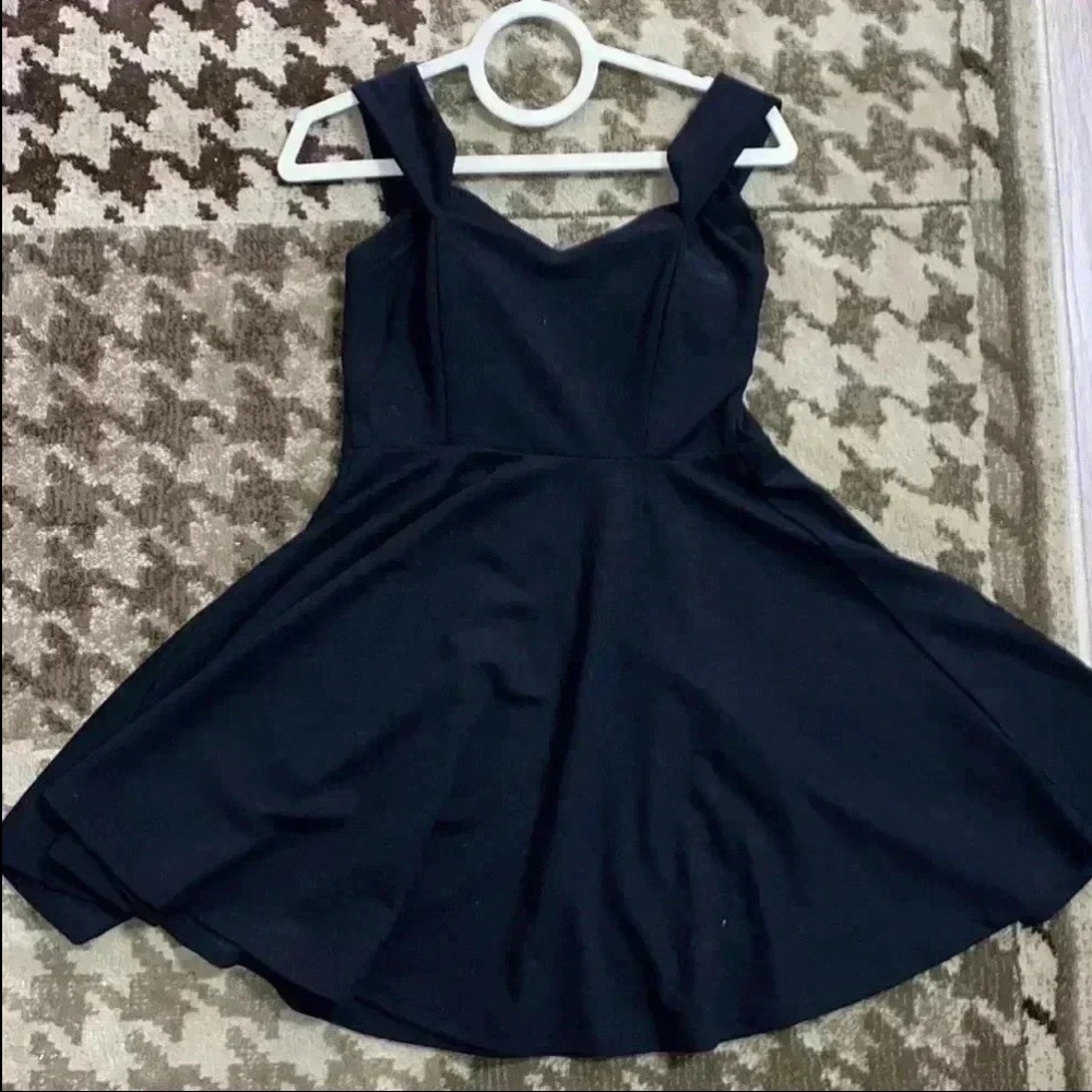 Off The Shoulder Black Mini Dress Alter’d State Windsor